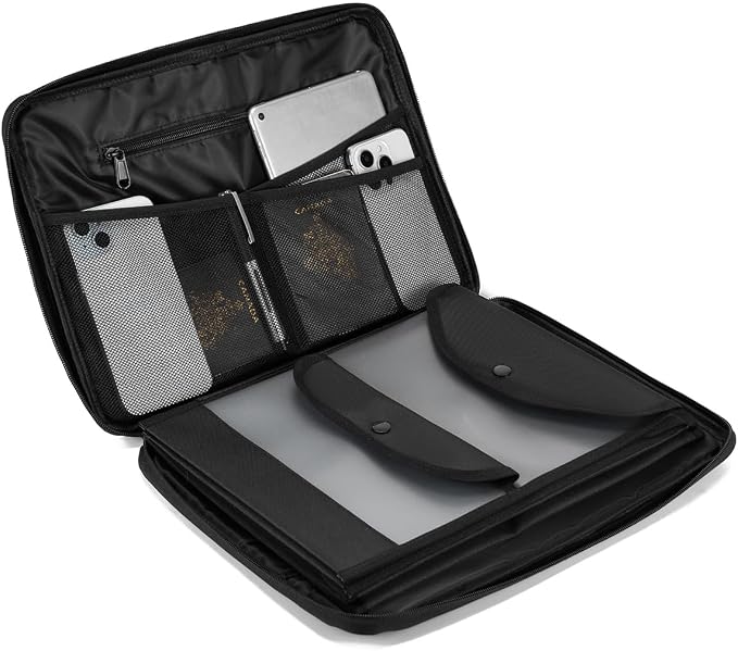 Portable Document Bag, Important Document Organizer, Storage Pouch File Folder - Image 3