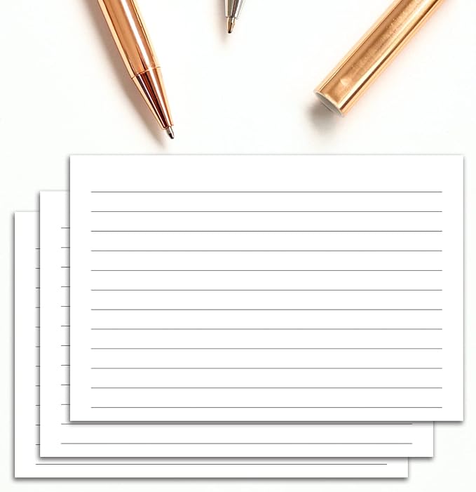 50 Ruled Index Cards - Image 2