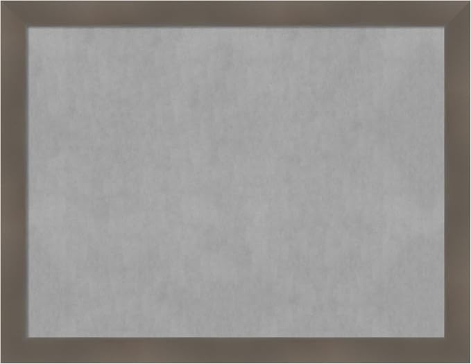 Amanti Art Grey Framed Magnetic Board 20x26 Medium Vision Board by AmantiArt
