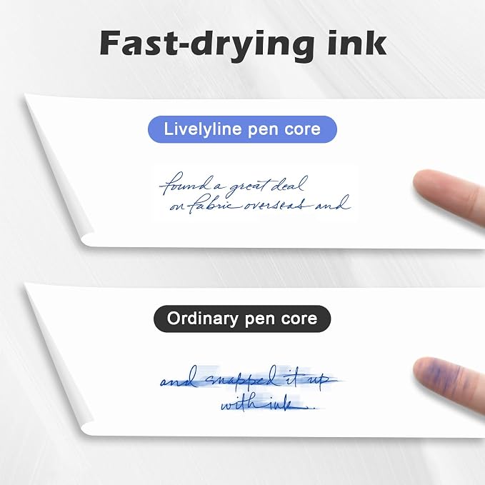 Ddaowanx 10 Pieces Gel Ink Pen Refills, Fine Point 0.5mm Tip Smooth Writing - Image 5