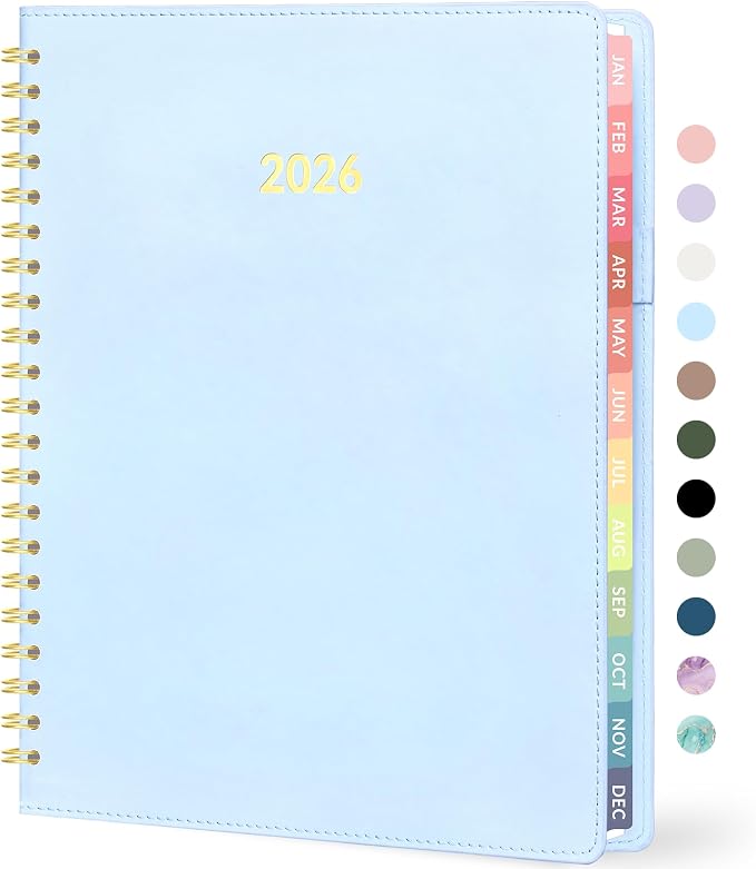 Forvencer 2026 Planner Weekly and Monthly, Jan 2026 -Dec 2026, Vegan Leather - Image 9
