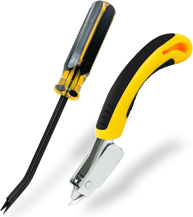 Staple Remover Tool, Heavy Duty Upholstery Tool Staple Puller by VERCCA
