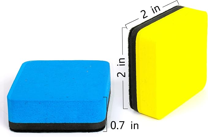 LOCONHA Dry Erase Markers, 48 Pack Magnetic Whiteboard & Chalkboard Cleaners - Image 2