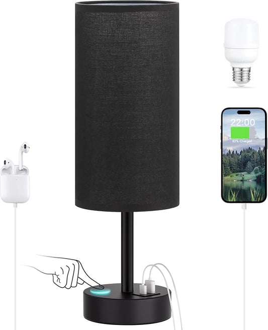 Dicoool Black Touch Bedroom Lamp by DicooolDirect