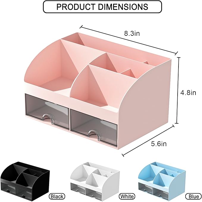 Makeup Organizer with Drawers, Cosmetic Storage - Image 3