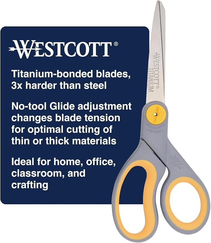 Westcott 8-Inch Titanium-Bonded Scissors - Image 7