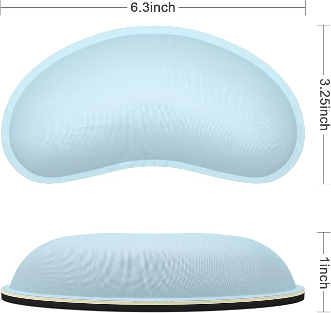 Dapesuom Mouse Wrist Rest, Ergonomic Memory Foam Mouse Wrist - Image 6