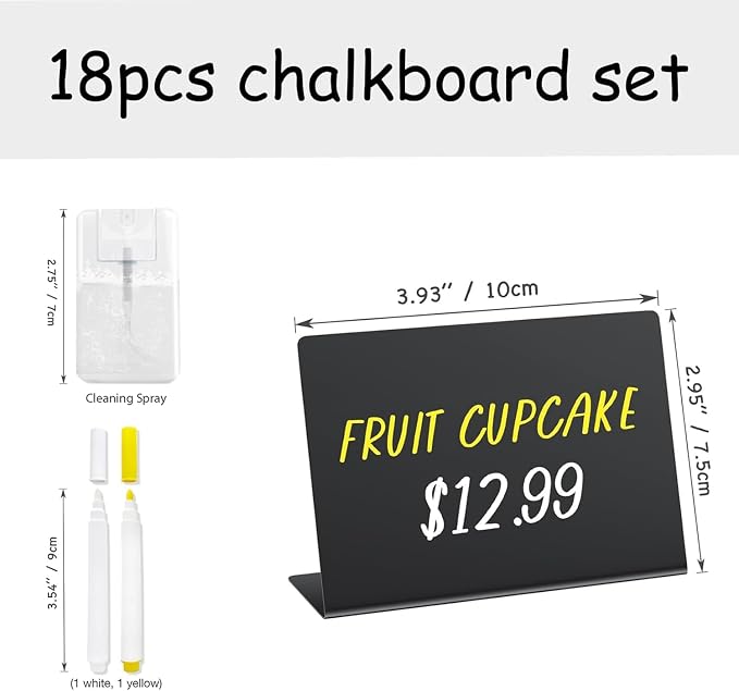 PigPotParty 18 Pcs 4"x3" Mini Food Labels - Image 2