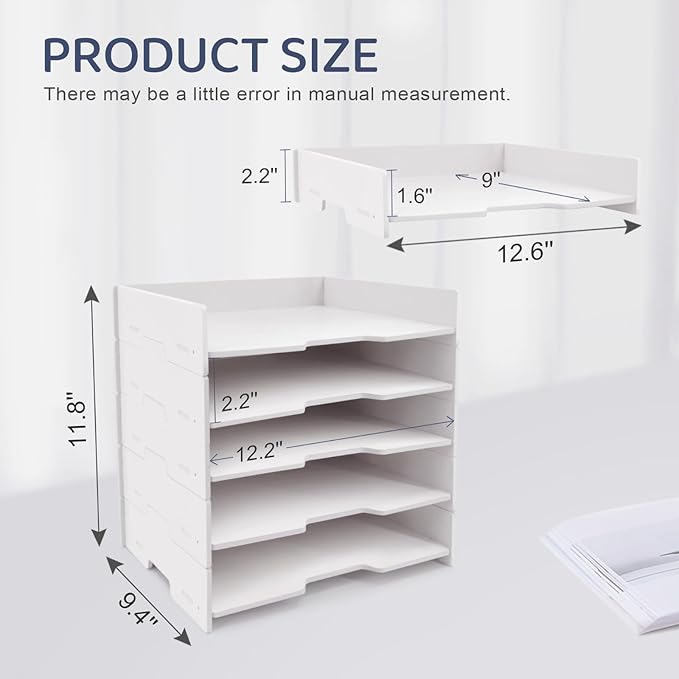 SONGWAY 5-Tier Stackable Paper Tray - Image 5