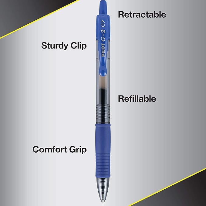 PILOT G2 Premium Gel Pens, 0.7mm Fine Point, Refillable & Retractable Ballpoint - Image 4