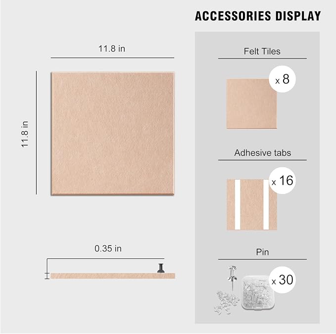 TSJOFFICE Large Cork Board for Wall - Image 6