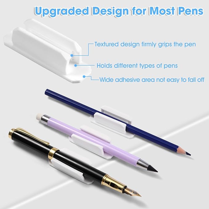 VZZNN 40 Pack Adhesive Pencil Holders - Image 3