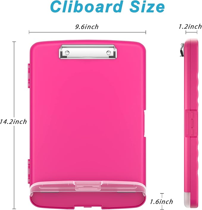 Rimilak Clipboard with Storage, 8.5 x 11'' High Capacity Clip Board, - Image 2