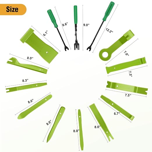 GOOACC 238Pcs Trim Removal Tool, Auto Push Pin Bumper Retainer Clip Set - Image 2