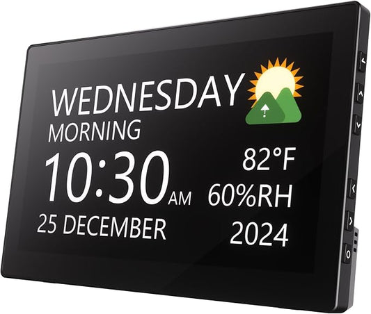 Raynic Digital Clock, Large Display Calendar Clock by Raynic