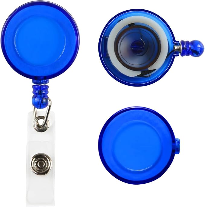JANYUN 50 Pcs Retractable Badge Reels Clip Holders - Image 4