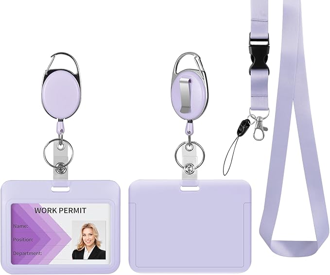 Retractable ID Badge Holder by happyhbt
