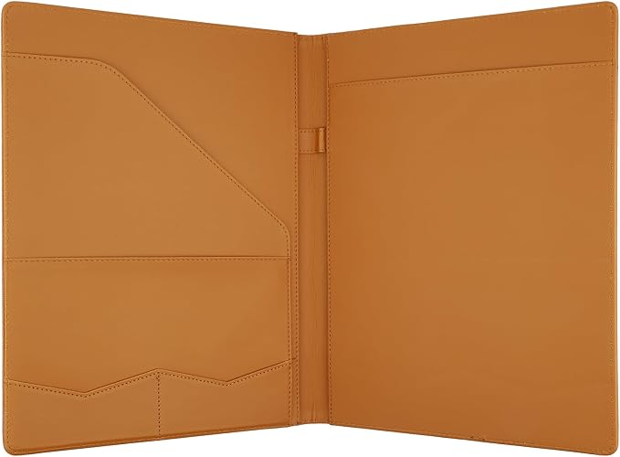 MOWPOG Professional Padfolio Portfolio Binder, Faux Leather Interview Resume - Image 2