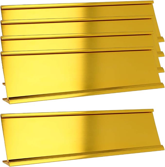 ExcelMark 2"x 8"Aluminum Name Plate Holder by ExcelMark