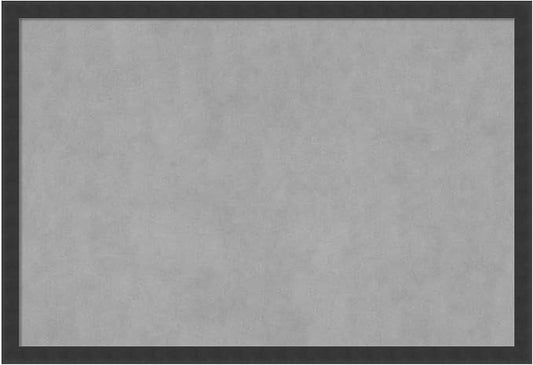 Amanti Art Black Framed Magnetic Board 26x38 Large Vision Board by AmantiArt