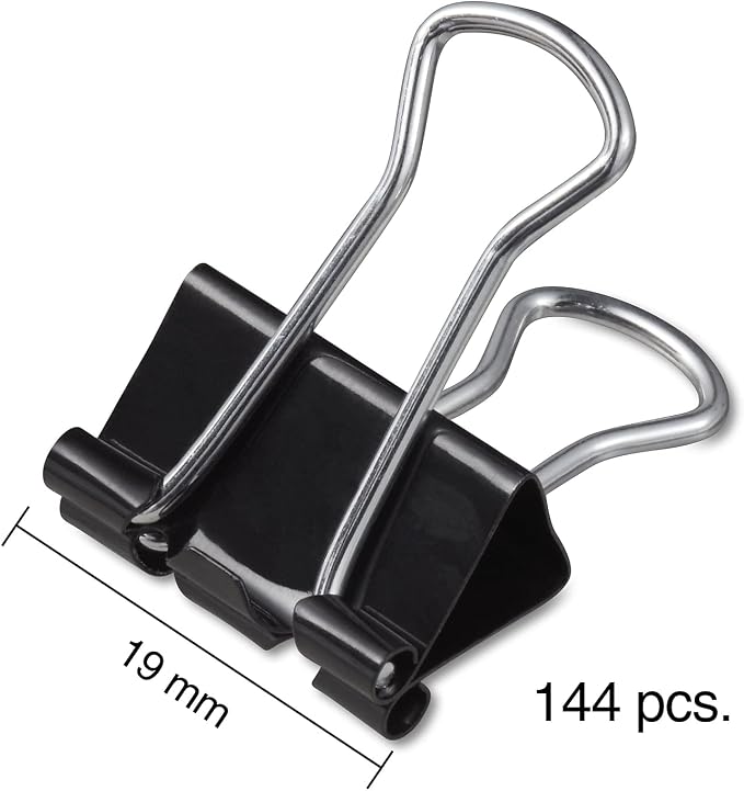 Staples Binder Clips, Small Size, 0.75" Width, 432 Pack – Compact Clips - Image 5