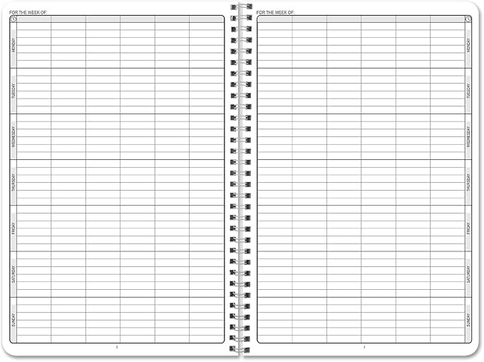 BookFactory Scheduling Notebook, Employee Schedule Journal, Small Business - Image 3