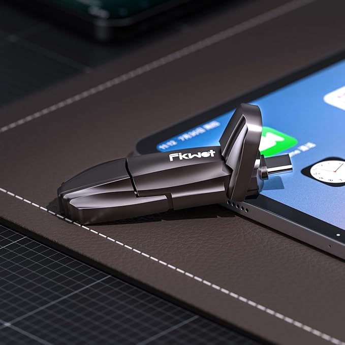FU388 External Solid State Drive, Up to 1000MB/s for Data Storage,Dual-Port Stick Design with USB-A & Type-C Expansion of Storage for iPhone 15/16 /Android/PC/Mac/Laptop-DeskLoop Office