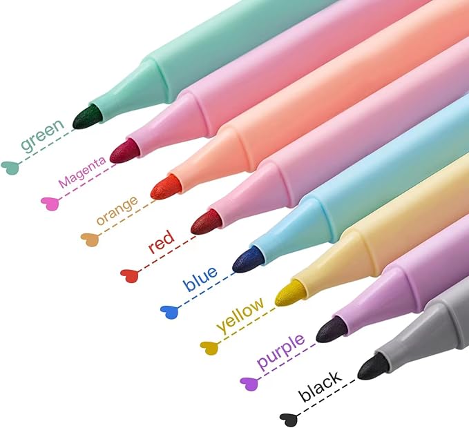 Dry Erase Markers, Cute Aesthetic Marker by EEOYU