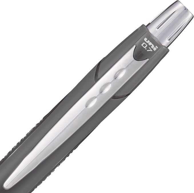 Uni-Ball Jetstream RT Ballpoint Pen, Fine Point, Off Black Barrel, 6 Pens - Image 7