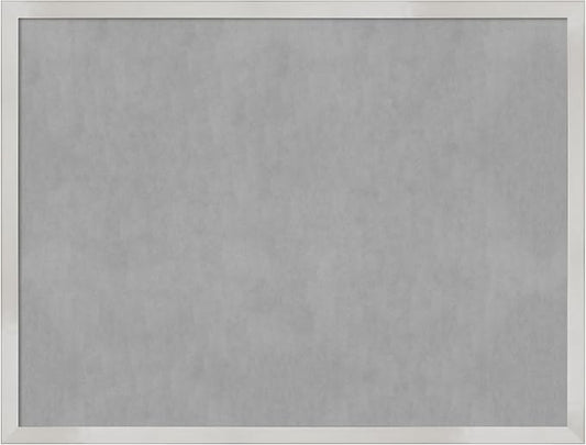 Amanti Art Silver Framed Magnetic Board 19x25 Medium Vision Board by AmantiArt