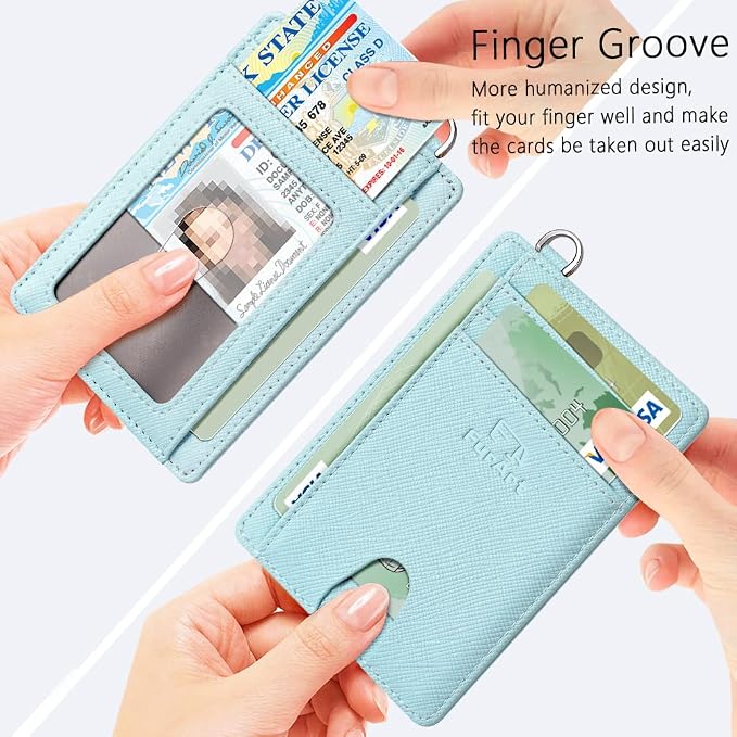 FurArt Slim Minimalist Wallet RFID Credit Card Holder - Image 3
