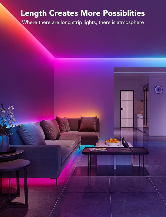 Govee RGBIC LED Strip Lights, 65.6ft Smart LED Lights - Image 3