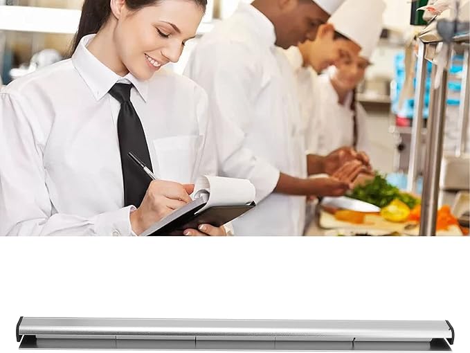 12 inch Restaurant Ticket Holder, Aluminum Ticket Rack Receipt Holder Spike - Image 9