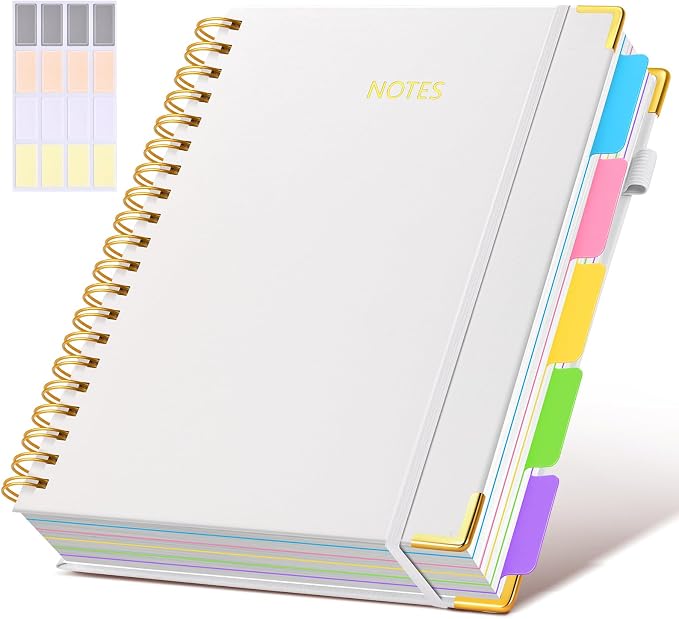 Hardcover Spiral Notebook 8.5"x11" Journal by dilitego