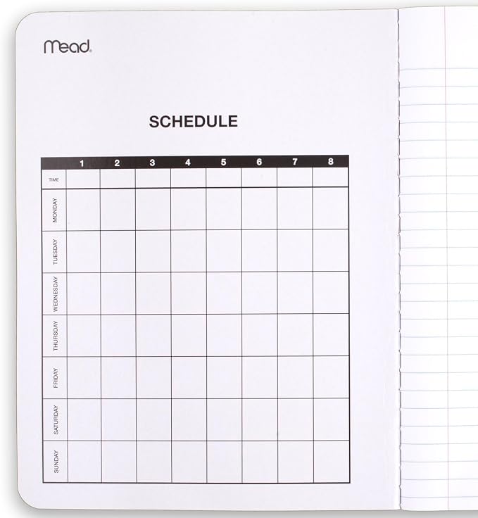 Mead Composition Notebook, Comp Book, Wide Ruled Paper, 100 Sheets, 9-3/4" x - Image 6