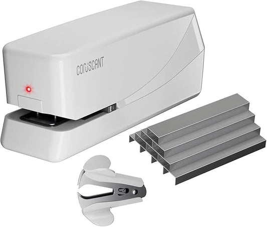 Coruscant Electric Stapler, No Jam Easy Reload, 25 Sheet Automatic Staplers by coruscant