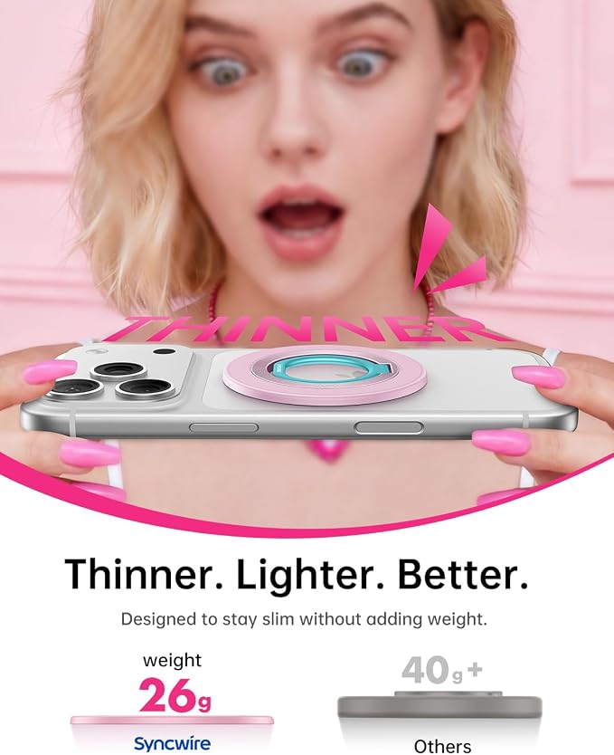 SYNCWIRE Magnetic Phone Ring Holder - Image 6