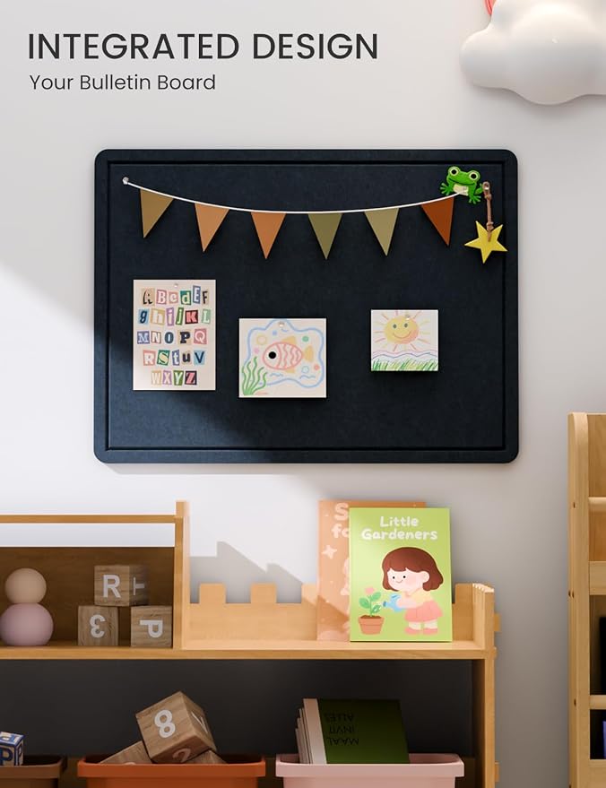Fluxynara Bulletin Board, 23.6" x 17.5" Cork Board Alternative - Image 6