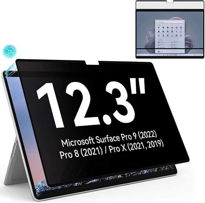 Privacy Filter Compatible with Microsoft Surface Pro 7 Plus/Pro 7/Pro 6/Pro by Protescreen