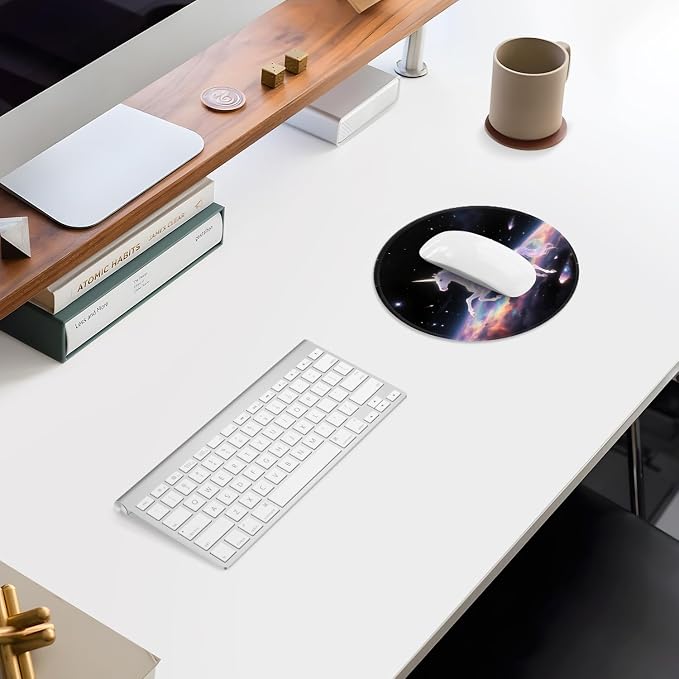 ITNRSIIET Mouse Pad Non-Slip Rubber Base Smooth Surface Stitched Edges - Image 7