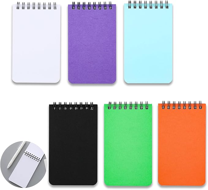 Pocket Notebook Mini Notepad Small Spiral Notebooks 3X5Inch | functionality by Thegoodlifeisuptoyou