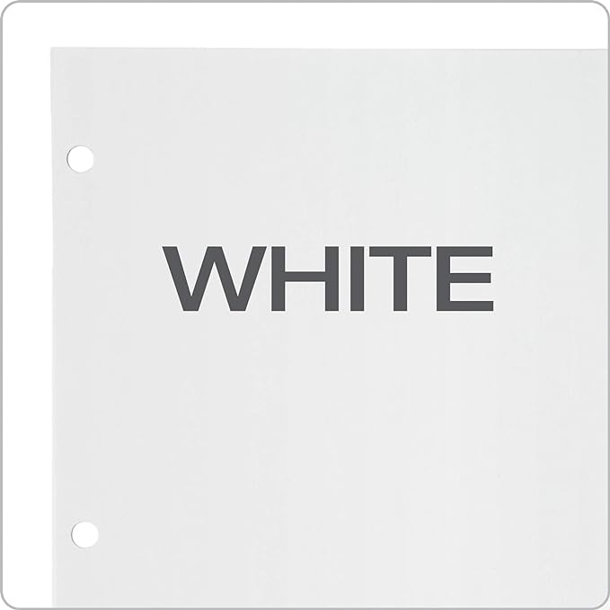 Oxford Blank Write On Binder Dividers, 1/5 Cut Tabs, 3 Hole Punch Dividers in 5 - Image 4