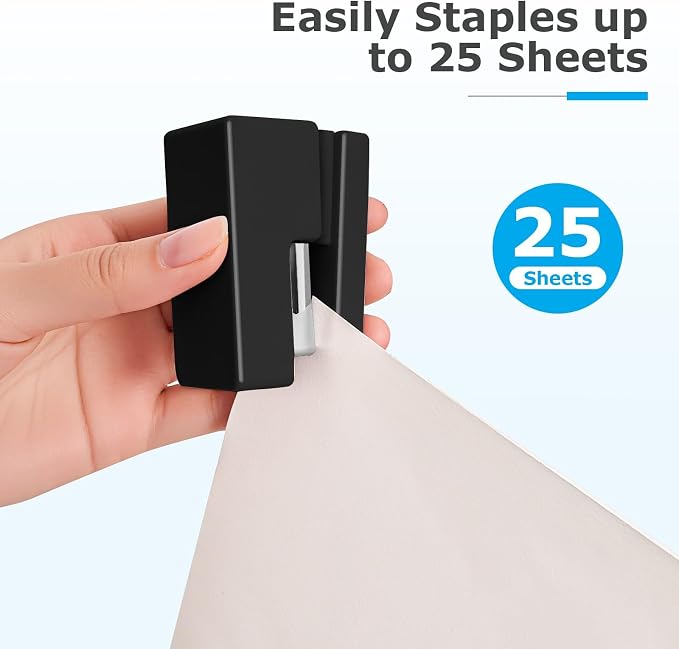 Mini Stapler - Small Cute Desk Staplers - 25 Sheet Capacity - Image 5