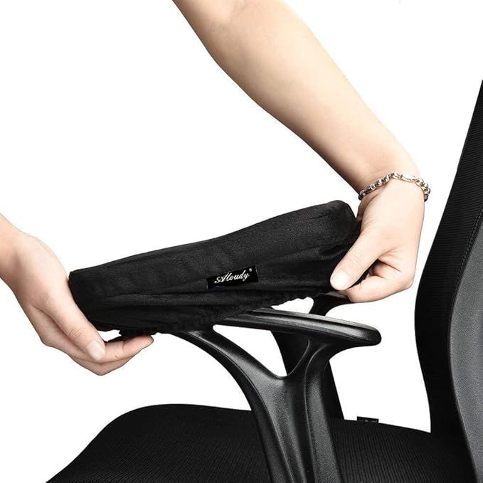 Aloudy Ergonomic Memory Foam Office Chair Armrest Pads, Comfy Gaming Chair Arm by Aloudy