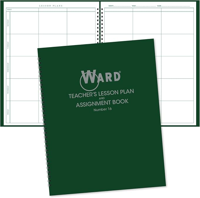 Ward 6 Period Teacher Lesson Plan/Assignment Book by Ward