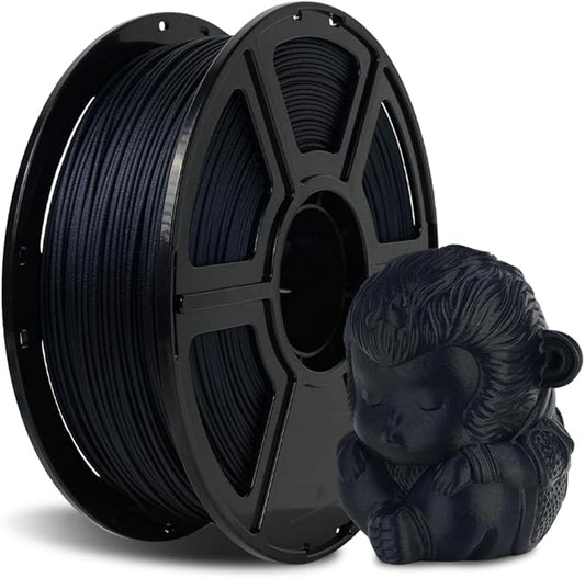 FLASHFORGE Carbon Fiber PLA Filament 1.75mm, Carbon Fiber Reinforced PLA 3D Printer Filament, 1KG Spool Dimensional Accuracy +/- 0.02mm, High Strength & High Abrasion-Resistance (PLA-CF Midnight Blue)-DeskLoop Office