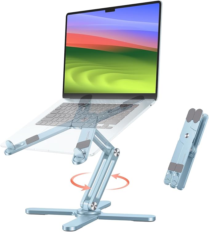 OMOTON 360° Rotating Laptop Stand Riser by OMOTON