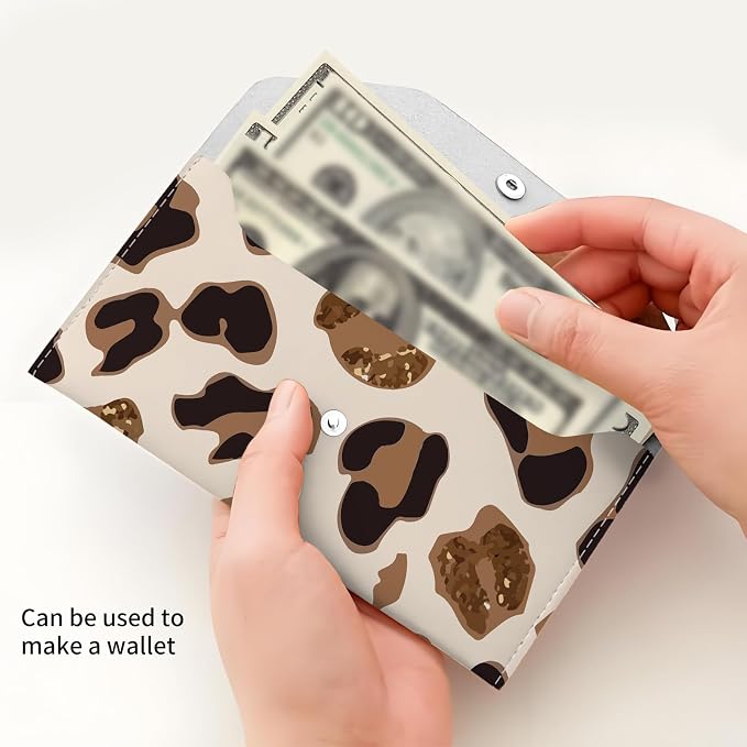 Cash Envelope Wallet Cute PU Leather Envelopes Bag - Image 4