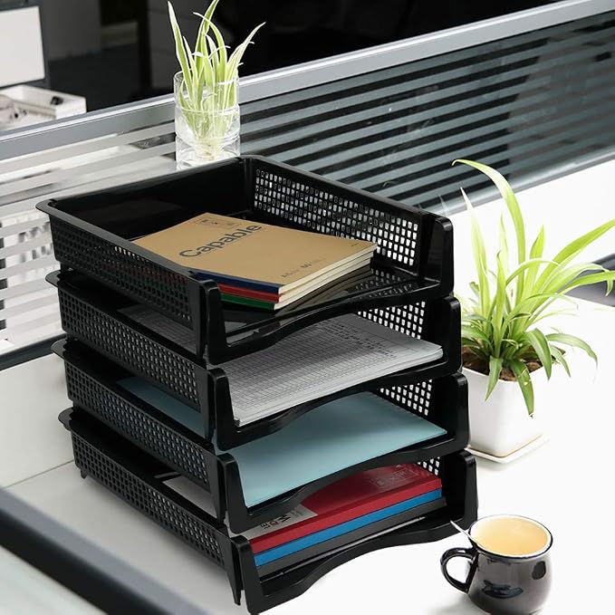 Stackable Paper Tray Set of 6 - Image 6
