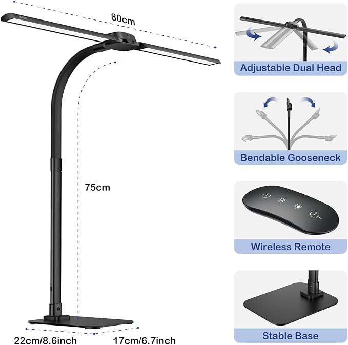 Desk Lamp with USB Charging Port - Image 7